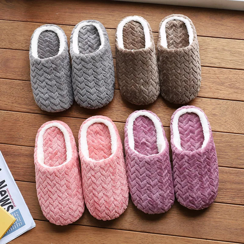 Fluffy slider slippers