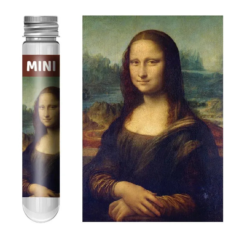 Test Tube Jigsaw Puzzle – 150 Piece Famous Painting Mini Puzzle