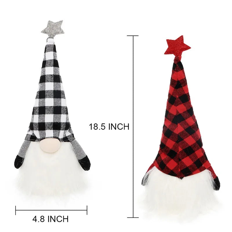 Light-Up Christmas Gnome – LED Faceless Elf Gnome Decoration (6 Styles)