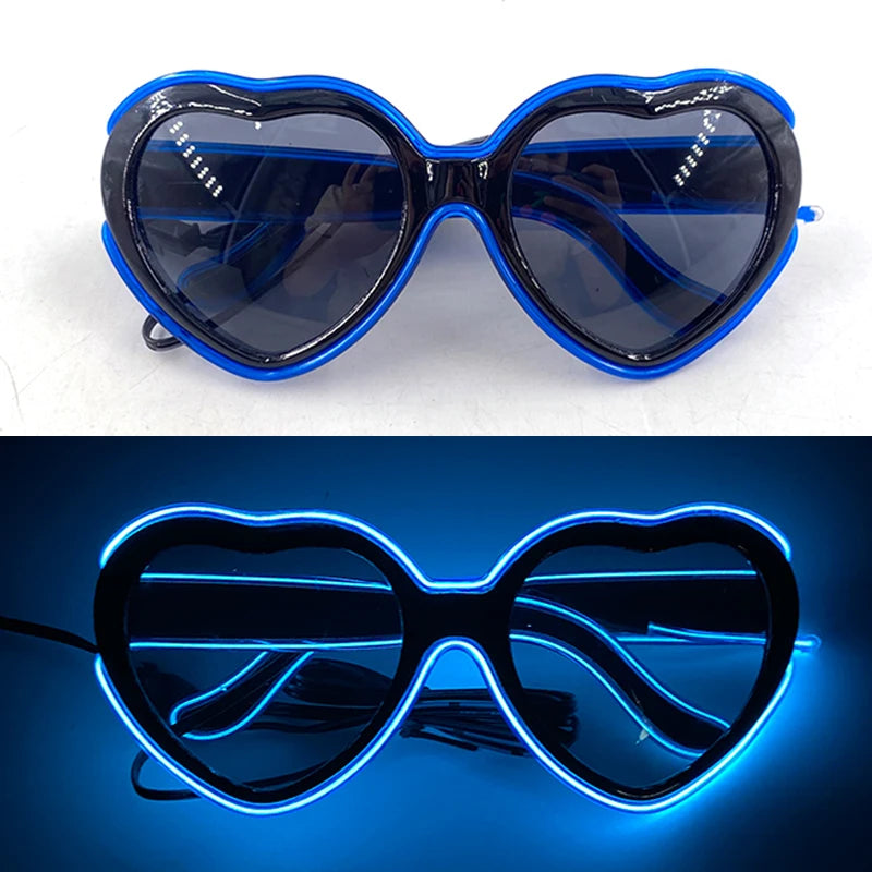 Light-Up LED Party Glasses – Neon Glow Glasses for Raves & NYE