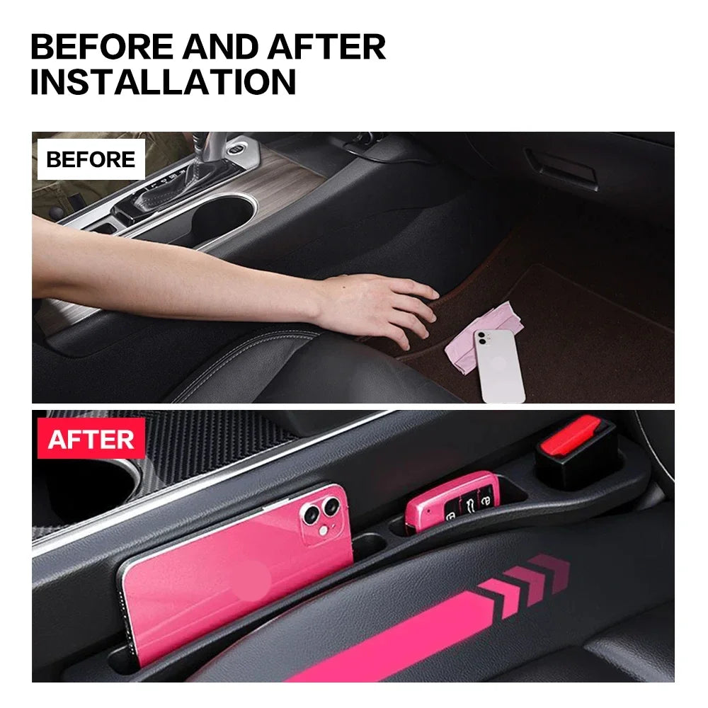 Car Seat Gap Filler – Set of 2, Stops Phones & Keys Falling