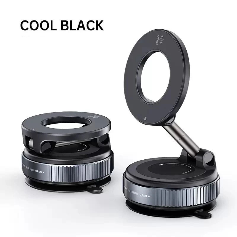 Magnetic Car Phone Holder – Suction Cup 360° Dashboard & Windscreen Mount