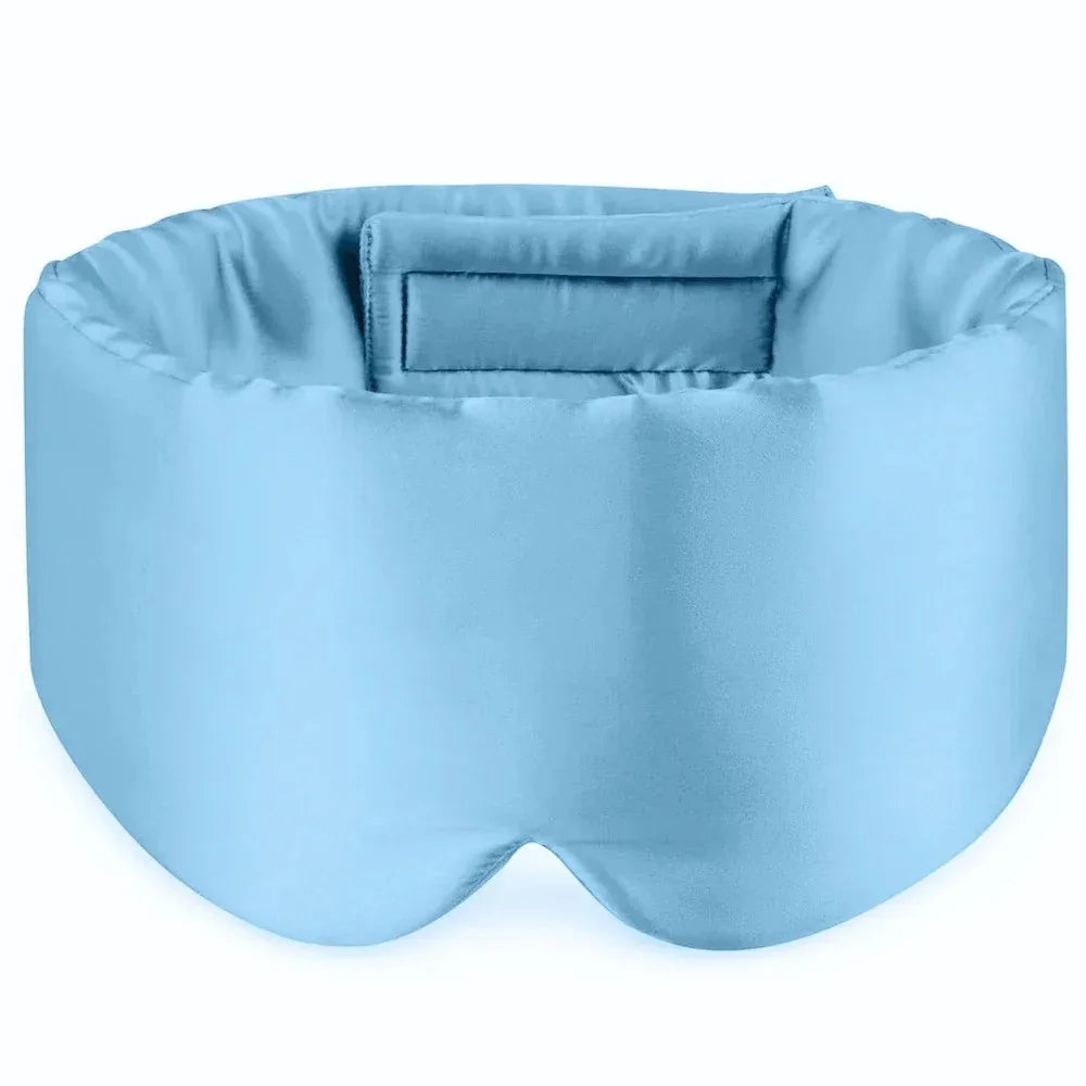 100% Mulberry Silk Sleep Mask – Soft Padded Eye Mask