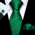 Men's Tie, Pocket Square & Cufflinks Gift Set – Jacquard
