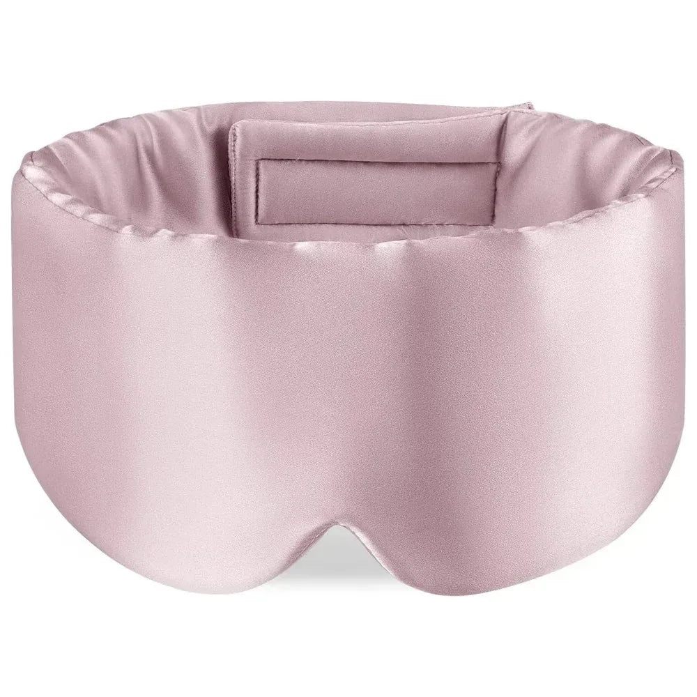 100% Mulberry Silk Sleep Mask – Soft Padded Eye Mask