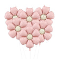Daisy foil balloons set of 6