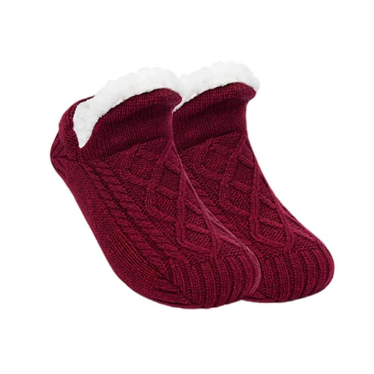 Fluffy Non-Slip Floor Socks – Warm Velvet Slipper Socks