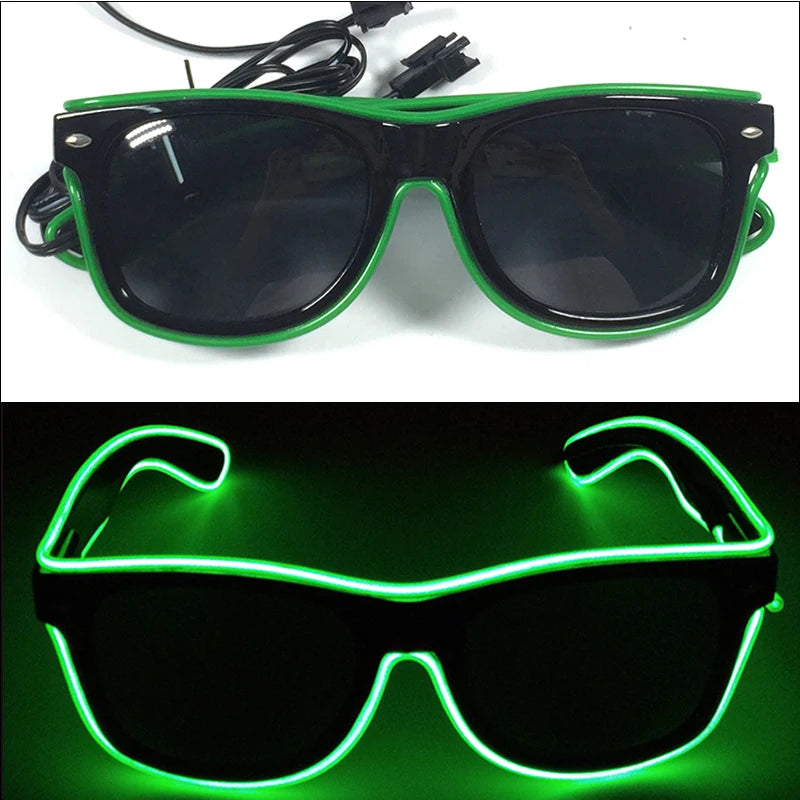 Light-Up LED Party Glasses – Neon Glow Glasses for Raves & NYE