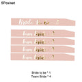 Hen Party Sash & Veil Set – Bride to Be and Team Bride Sashes