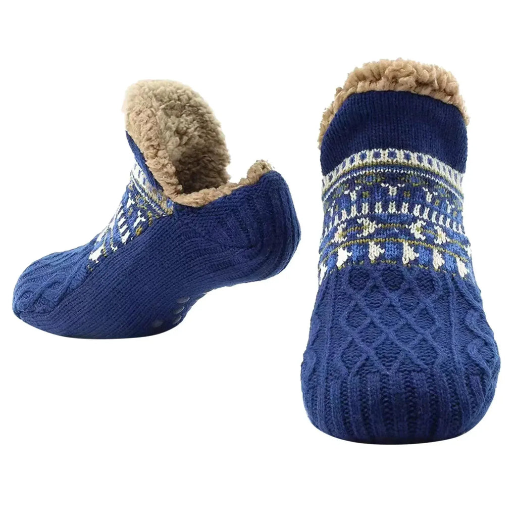 Fluffy Non-Slip Floor Socks – Warm Velvet Slipper Socks