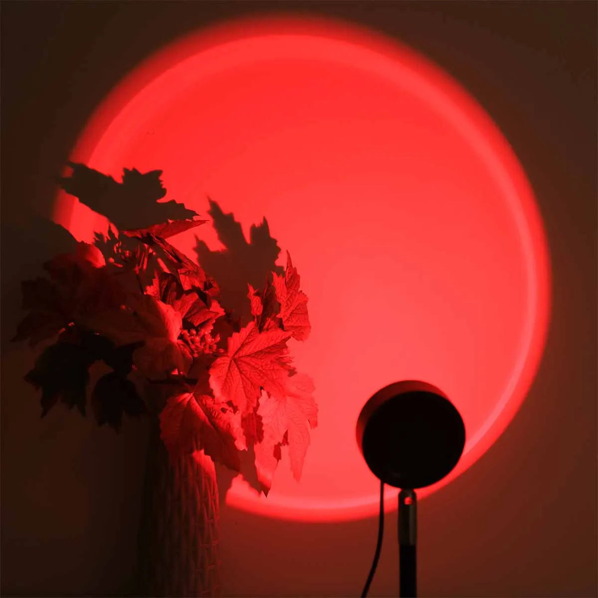 Sunset Lamp Projector with Remote – 16 Colour LED Mood Light for Bedroom, Parties & Photos