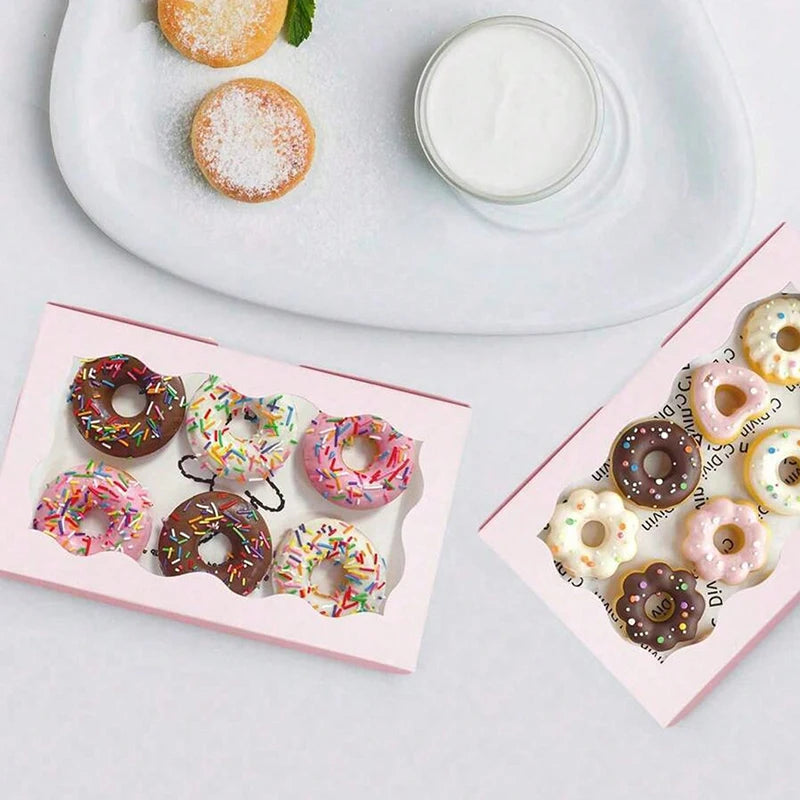 Window Cake & Treat Boxes – Kraft Gift Boxes 18 x 11 x 4 cm (10 or 20 Pack)