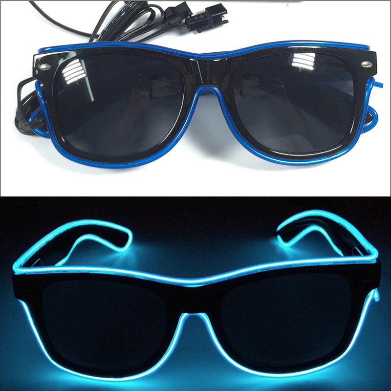 Light-Up LED Party Glasses – Neon Glow Glasses for Raves & NYE