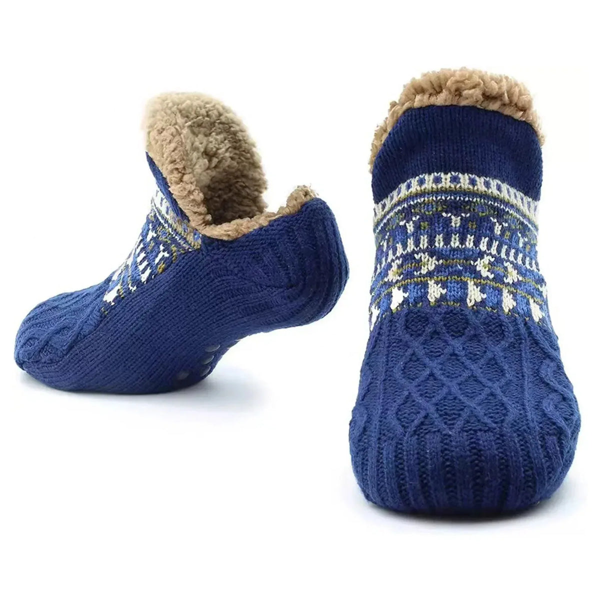 Fluffy Non-Slip Floor Socks – Warm Velvet Slipper Socks