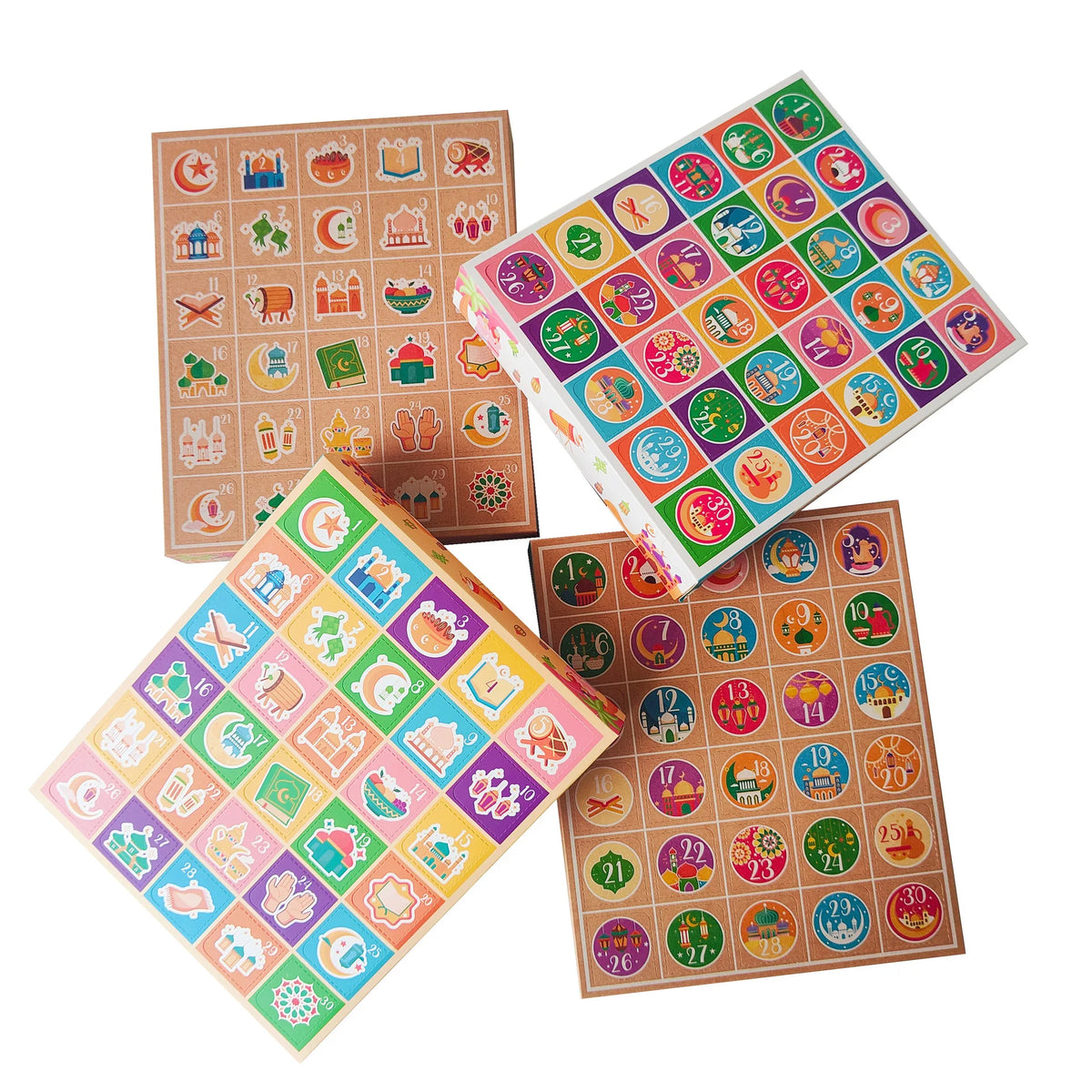 Ramadan Countdown Calendar – 30 Drawer Fillable Eid Mubarak Advent Boxes for Kids & Family