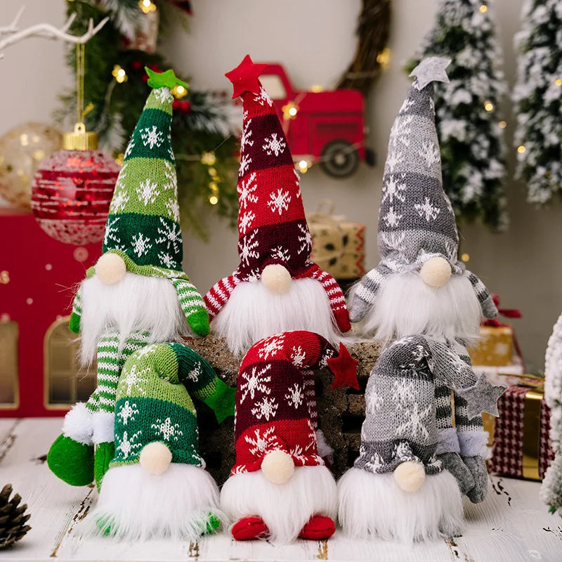 Light-Up Christmas Gnome – LED Faceless Elf Gnome Decoration (6 Styles)
