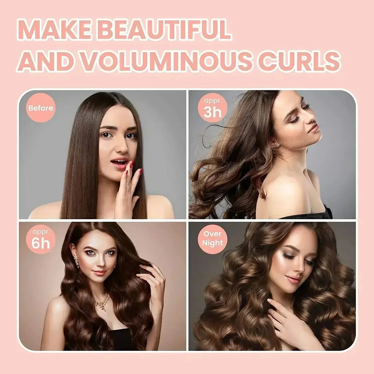 Heatless Curling Rod Headband – Overnight No-Heat Curls
