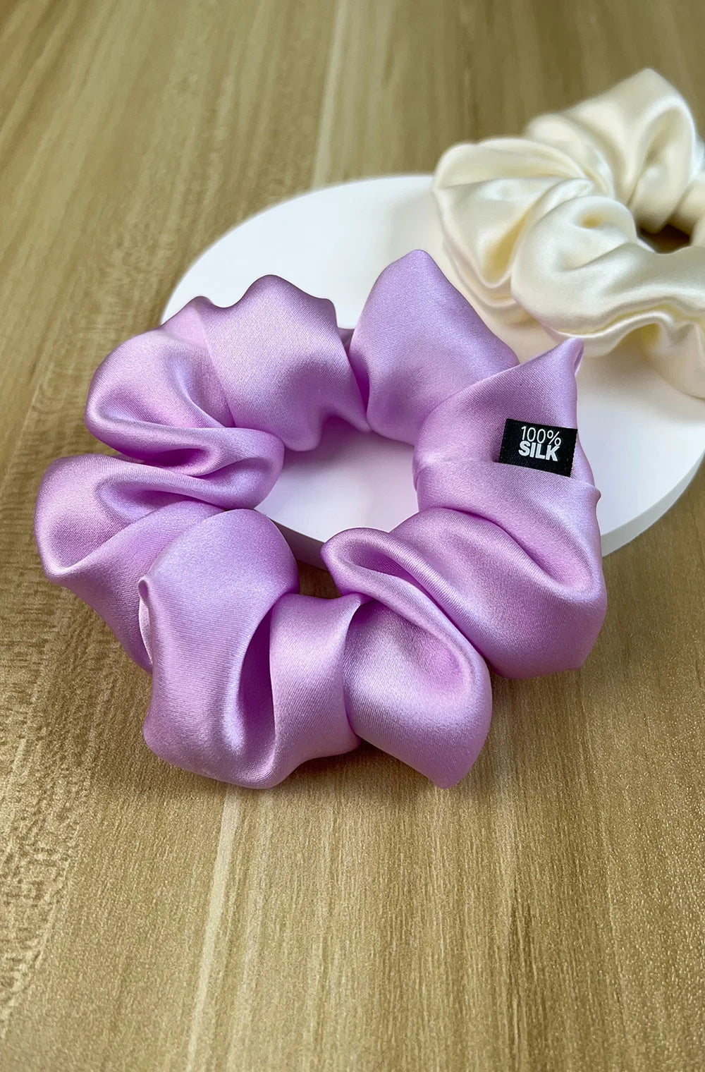 100% Mulberry Silk Scrunchie – 19 Momme Hair Tie in 19 Colours