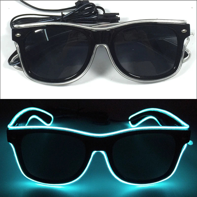 Light-Up LED Party Glasses – Neon Glow Glasses for Raves & NYE