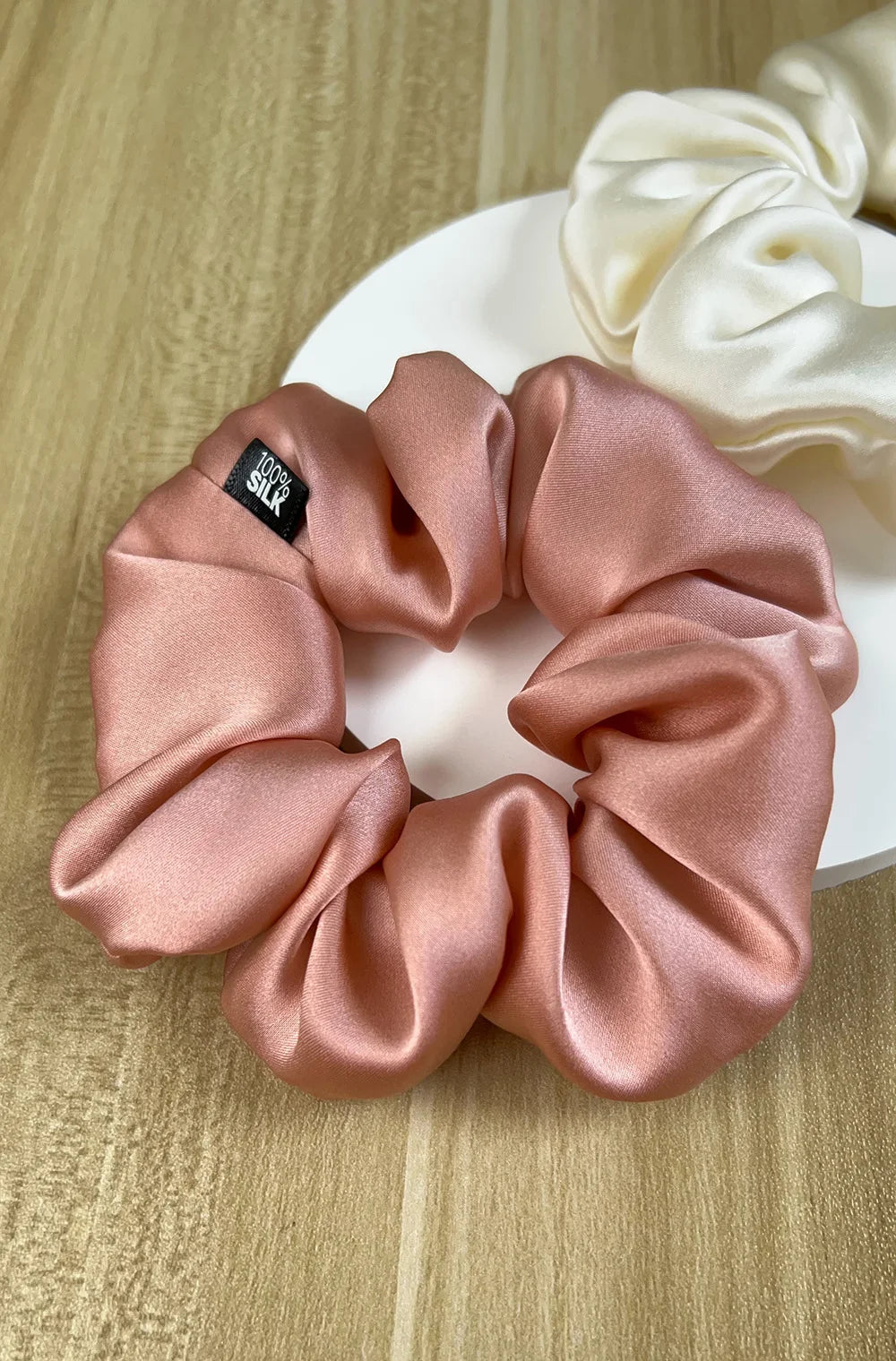 100% Mulberry Silk Scrunchie – 19 Momme Hair Tie in 19 Colours