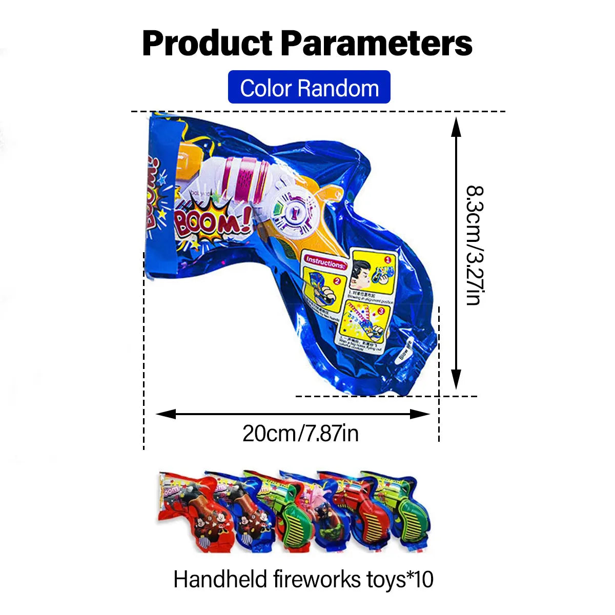 Confetti popper firing at a party