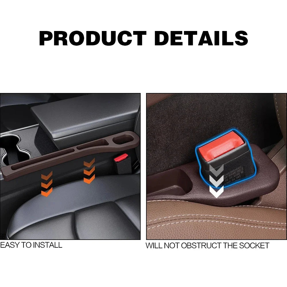 Car Seat Gap Filler – Set of 2, Stops Phones & Keys Falling