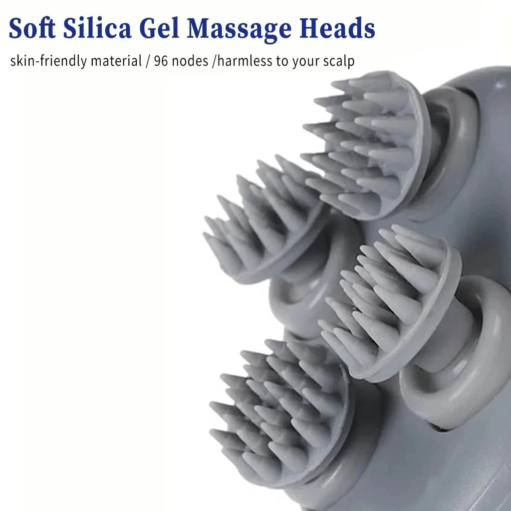 Electric Scalp Massager – Rechargeable Vibrating Head Massage Brush