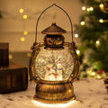 Christmas Snow Globe Lantern Music Box – Light-Up Musical Christmas Lantern, Festive Gift