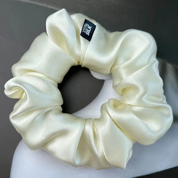 100% Mulberry Silk Scrunchie – 19 Momme Hair Tie in 19 Colours