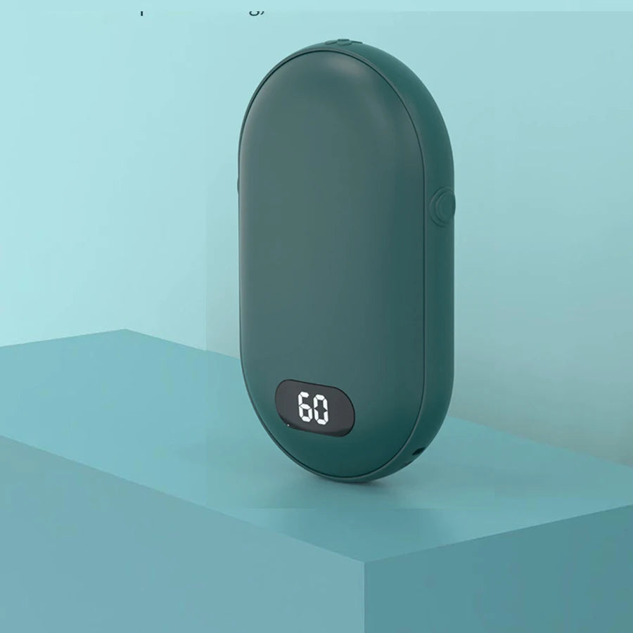 Rechargeable Hand Warmer – Double-Sided Heat, 2 Temperature Settings