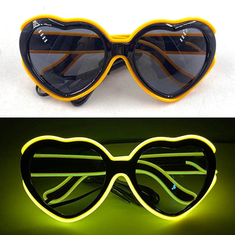Light-Up LED Party Glasses – Neon Glow Glasses for Raves & NYE