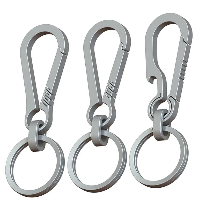Quick-release key clip with keys