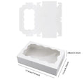 Kraft Paper Gift Boxes – 15 or 30 Pack Cookie, Cake & Treat Boxes in White or Brown
