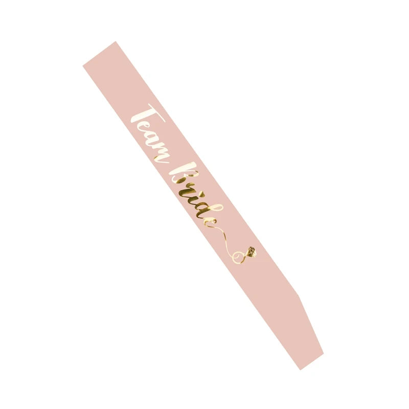 Hen Party Sash & Veil Set – Bride to Be and Team Bride Sashes