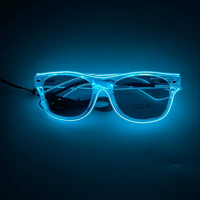 Light-Up LED Party Glasses – Neon Glow Glasses for Raves & NYE