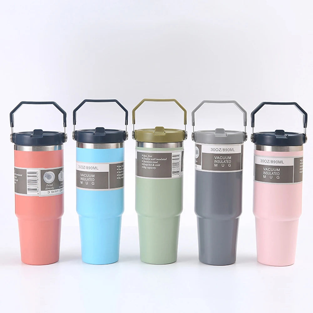 30oz Insulated Tumbler – Stainless Steel, Keeps Drinks Hot or Iced