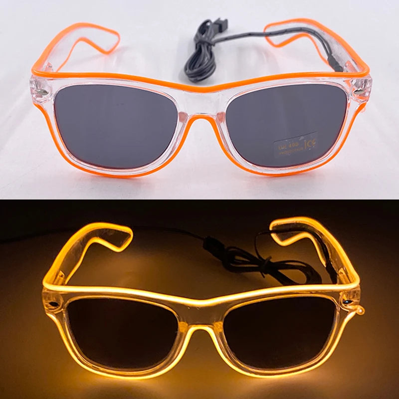 Light-Up LED Party Glasses – Neon Glow Glasses for Raves & NYE