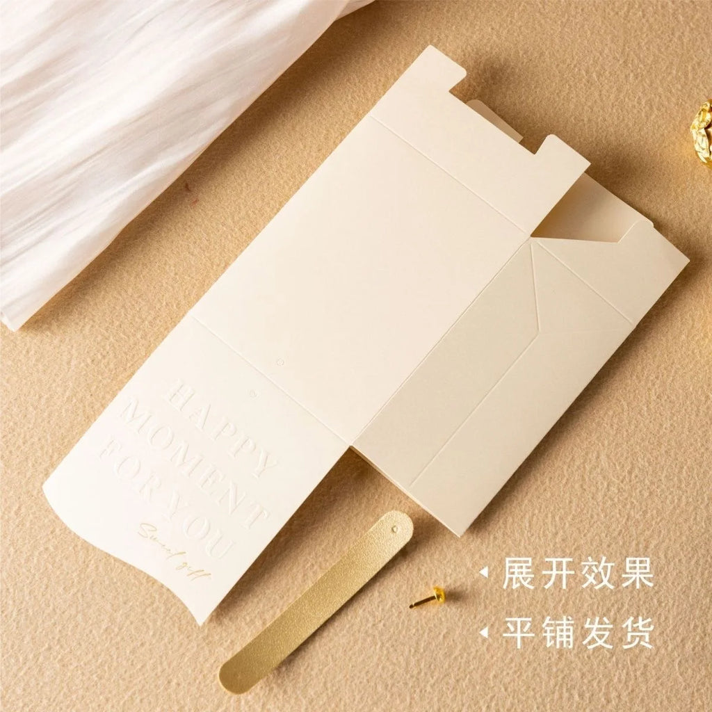 PU Leather Favour Boxes with Handle – 10 Pack Reusable Wedding & Party Gift Boxes