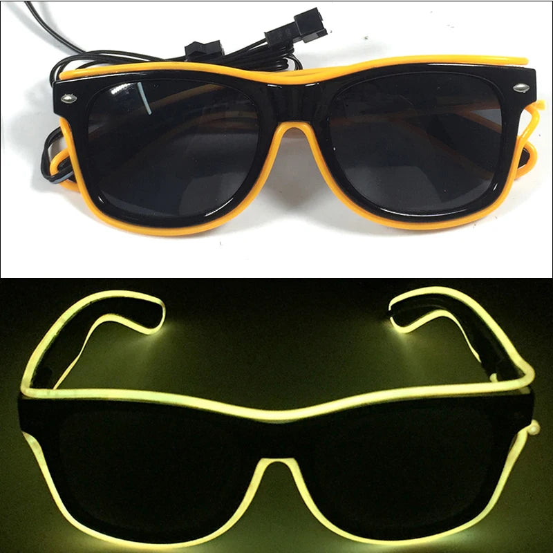 Light-Up LED Party Glasses – Neon Glow Glasses for Raves & NYE