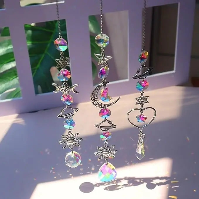 Crystal Suncatcher – Hanging Rainbow Maker