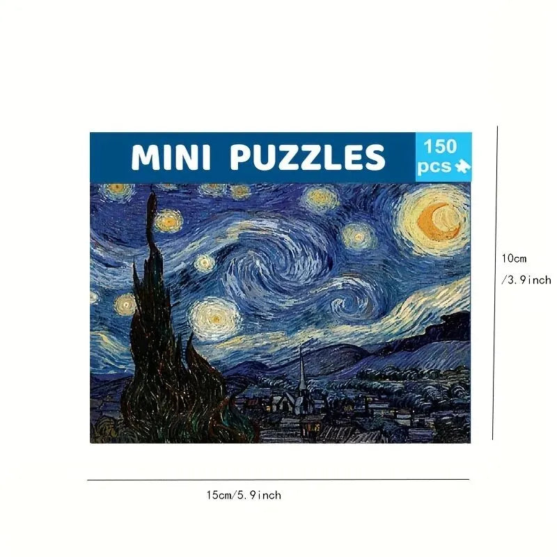 Test Tube Jigsaw Puzzle – 150 Piece Famous Painting Mini Puzzle