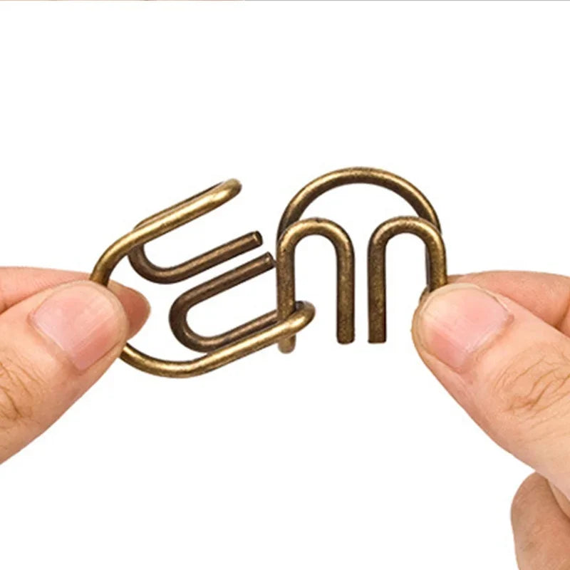 Metal Wire Puzzle Set – 8 Brain Teasers for Adults