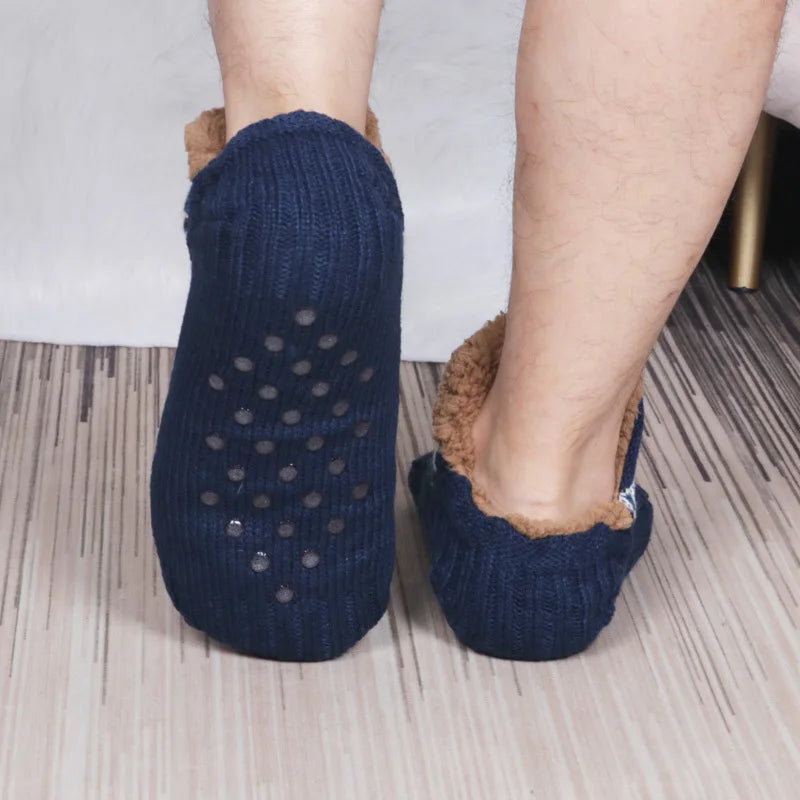 Fluffy Non-Slip Floor Socks – Warm Velvet Slipper Socks