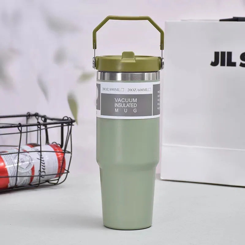 30oz Insulated Tumbler – Stainless Steel, Keeps Drinks Hot or Iced