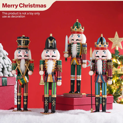 30 cm wooden nutcracker soldier