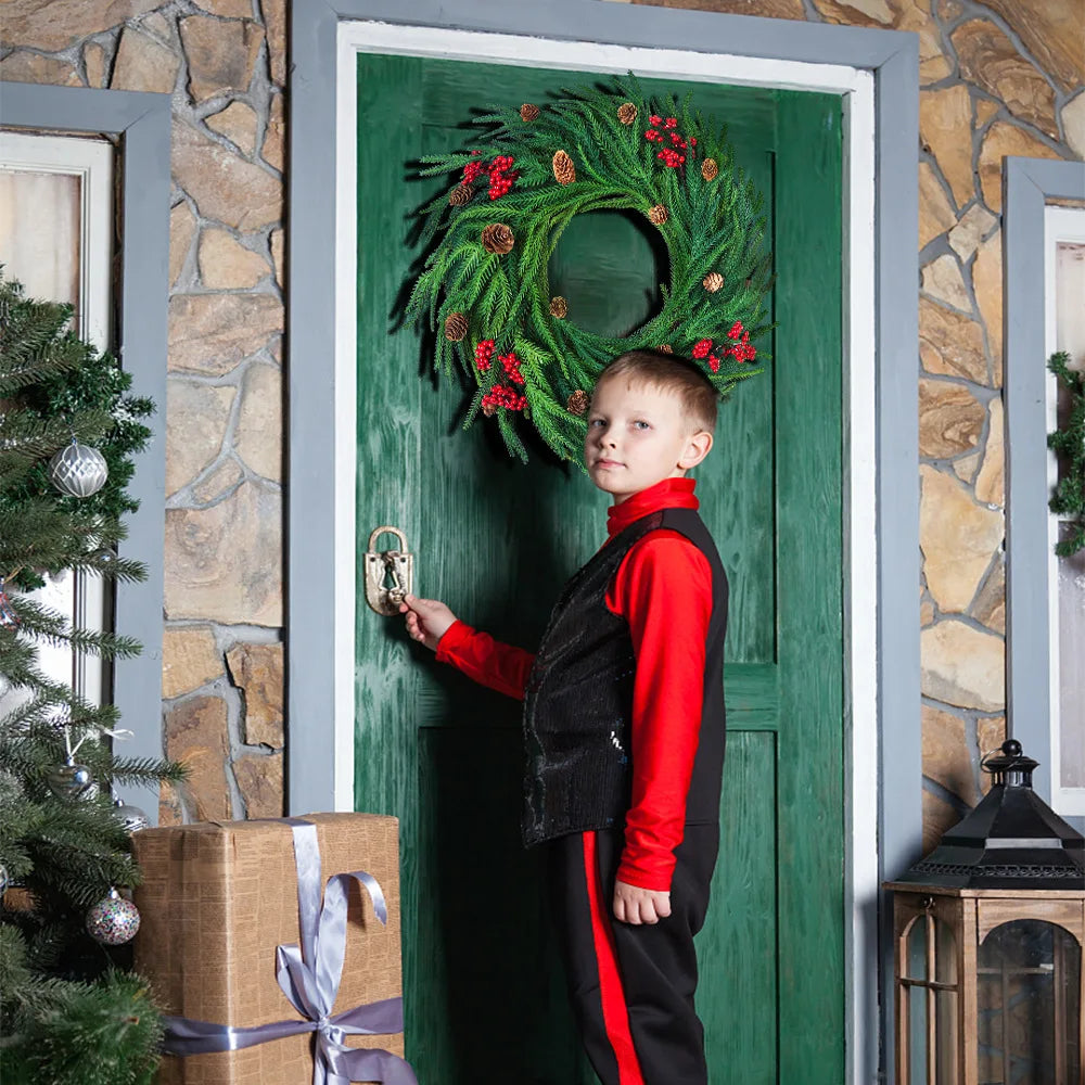 Christmas wreath styles