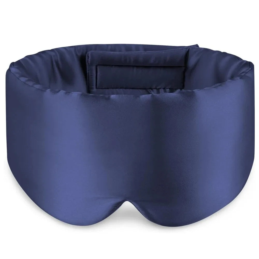100% Mulberry Silk Sleep Mask – Soft Padded Eye Mask