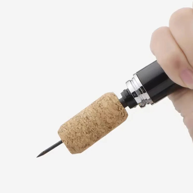 Wine opener with foil cutter