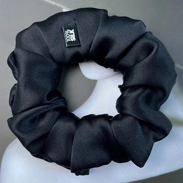 100% Mulberry Silk Scrunchie – 19 Momme Hair Tie in 19 Colours