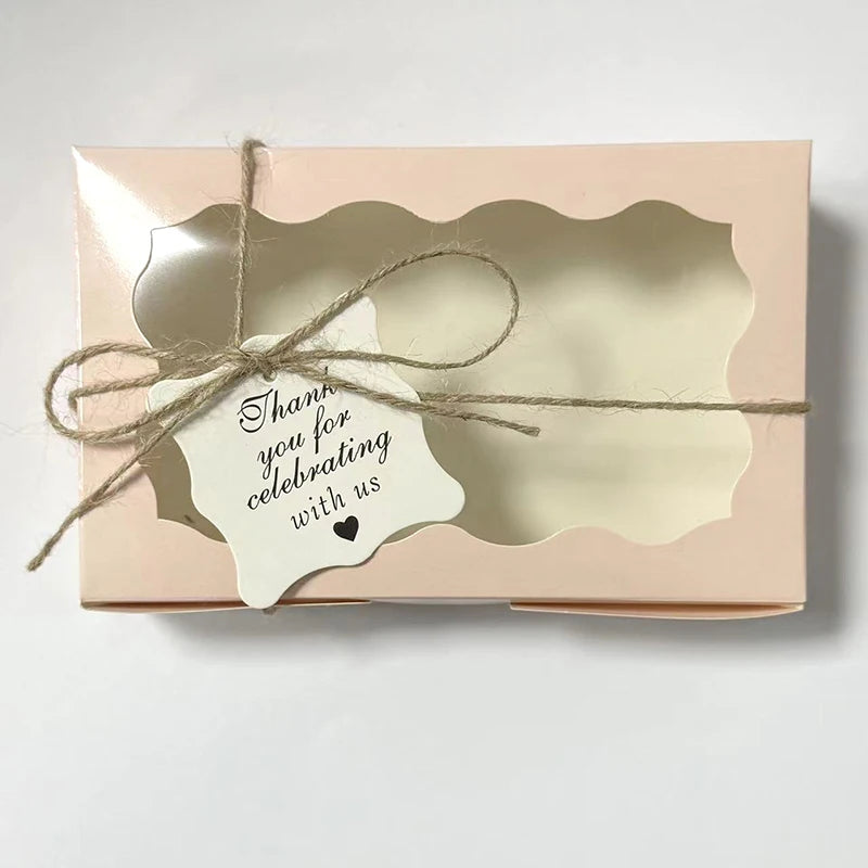 Window Cake & Treat Boxes – Kraft Gift Boxes 18 x 11 x 4 cm (10 or 20 Pack)